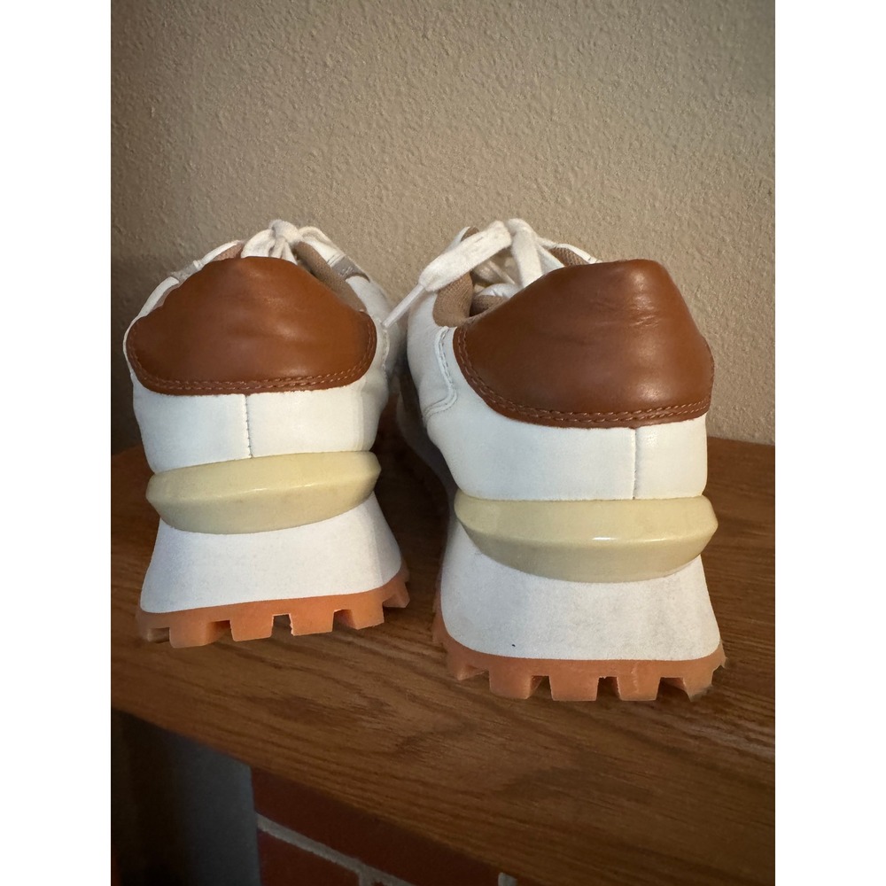 Blondo Sneakers Womens 7.5M White Waterproof Platform Mixed Media Comfortable - Picture 2 of 6